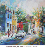 Golden Hour, Oil on Canvas